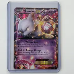 Mewtwo EX XY107 XY Holo pokemon card - Image 1