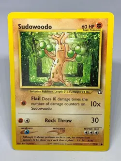 Sudowoodo - 77/111 - Neo Genesis - Non Holo - Common - Pokemon Card - 7⃣ - Image 1
