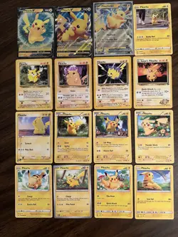 Lot of 16 Pikachu cards - Jungle, Gym, Neo, Sandstorm, Base Set 2, EX, Promo - Image 1
