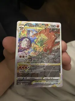 Charizard VMAX Pokemon Card - Claw Slash & G-Max Wildfire Moves - Image 3