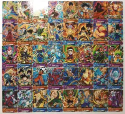 Lot of 40 Japanese Dragon Ball Super Dragonball Heroes TCG Rare Card Set - Image 1