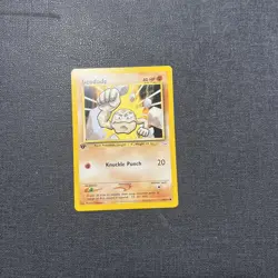 NM (1st edition) Pokemon GEODUDE Card NEO REVELATION Set 44/64 First Ed COMMON - Image 1