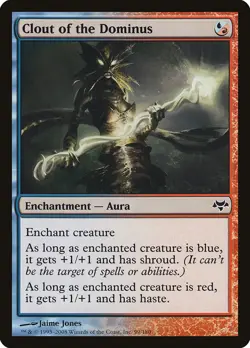 Clout of the Dominus Eventide HEAVILY PLD Blue Red Common MAGIC CARD ABUGames - Image 1