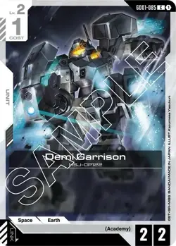 Gundam Card Game Demi Garrison GD01-085 C Playset Of 4 Newtype Rising - Image 1