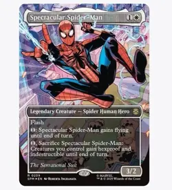 Spectacular Spider-Man (0239) (Borderless) (Textured Foil) Marvel's Spider-Man - Image 3