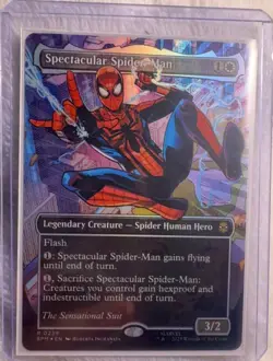 Spectacular Spider-Man (0239) (Borderless) (Textured Foil) Marvel's Spider-Man - Image 4