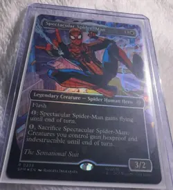 Spectacular Spider-Man (0239) (Borderless) (Textured Foil) Marvel's Spider-Man - Image 5