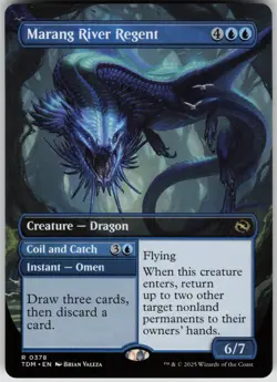 Marang River Regent (Borderless) R Tarkir: Dragonstorm 378 Near Mint - Image 1