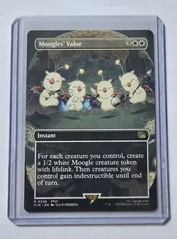 Moogles' Valor #326 Regular (Borderless) Final Fantasy MTG - Image 1