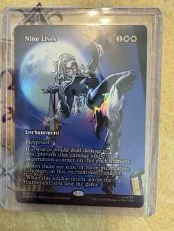 Nine Lives (Borderless) (0003) MTG Marvel Eternal-Legal FOIL - IN HAND - Image 1