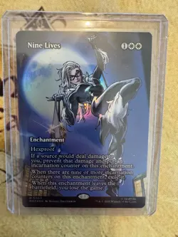 Nine Lives (Borderless) (0003) MTG Marvel Eternal-Legal FOIL - IN HAND - Image 2