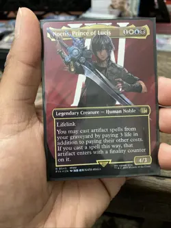 Noctis, Prince of Lucis (Borderless) (Surge Foil) Final Fantasy Foil - Image 1