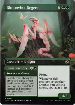 Bloomvine Regent (Borderless) R Tarkir: Dragonstorm 381 NM Normal MTG - Image 2