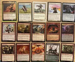 Budget Casual Commander Mtg Deck Red White Pingers W/ Taii Wakeen, Perfect Shot - Image 1