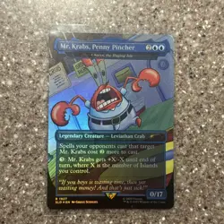 Mr. Krabs, Penny Pincher - Charix, the Raging Isle (Rainbow Foil) Secret Lair... - Image 1