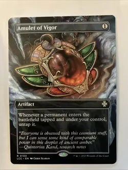 Amulet of Vigor (Borderless) Commander: the Lost Caverns of Ixalan Regular - Image 1
