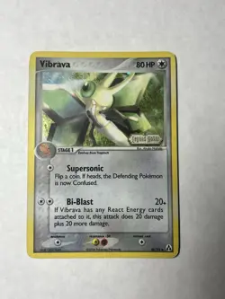 Vibrava - 46/92 Holo LP Pokemon TCG EX Legend Maker - Image 1