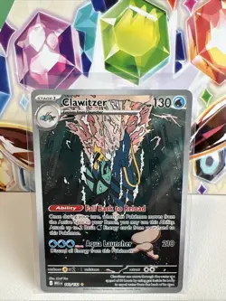 Clawitzer 141/132 Illustration Rare (IR) Holo - Pokemon TCG Mega Evolution - NM - Image 1