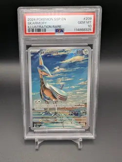 Skarmory #209 PSA 10 - 2024 Pokemon SV Ssp En-Surging Sparks - Image 1
