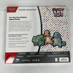 Pokemon TCG Scarlet & Violet 3.5 151 Poster Collection Box Factory Sealed 3 Pack - Image 3
