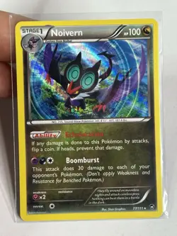 Noivern - 77/111 - Holo Rare - Reverse Holo - XY - Furious Fists - NM - Pokemon - Image 1