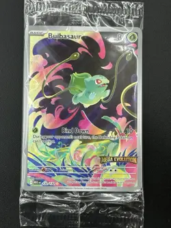Pokemon Bulbasaur IR Mega Evolution 133/132 English - NM- BOX TOPPER SEALED - Image 1