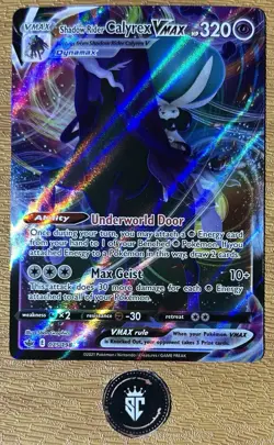 Shadow Rider Calyrex VMAX - Full Art Rare - Pokemon Chilling Reign 075/198 - Image 1