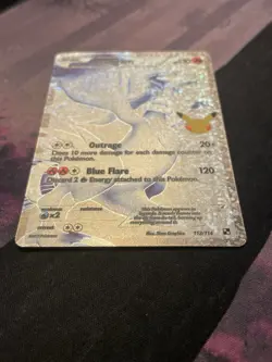 Pokemon Celebrations Reshiram 113/114 25th Anniversary Holo Full Art NM - Image 2