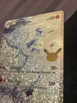 Pokemon Celebrations Reshiram 113/114 25th Anniversary Holo Full Art NM - Image 3