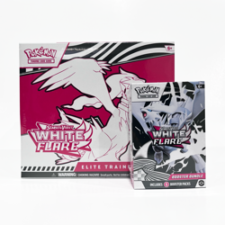Pokemon TCG White Flare Elite Trainer Box & White Flare Booster Bundle Lot - Image 1