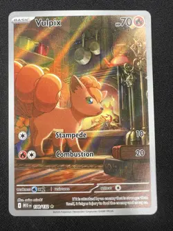 Vulpix Illustration Rare Pokemon Mega Evolution 138/132 Near Mint FAST SHIPPING - Image 1