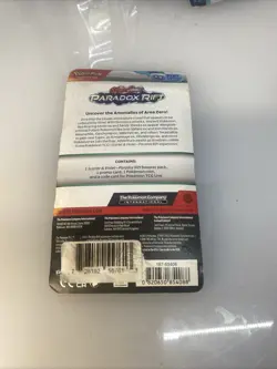 Blister Pack Pokemon Scarlet & Violet: Paradox Rift (SINISTEA) DAMAGED - Image 3