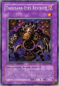 Yu-Gi-Oh! Thousand-Eyes Restrict MC1-EN004 Secret Rare - Image 1