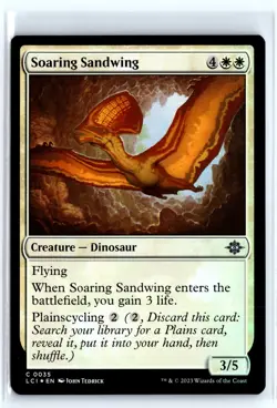 FOIL Soaring Sandwing Lost Caverns of Ixalan - MTG Magic the Gathering Card - Image 1