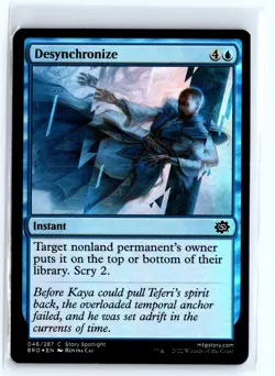 FOIL Desynchronize The Brothers' War Common - MTG Magic the Gathering Card - Image 1