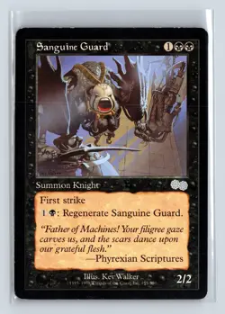SANGUINE GUARD - MTG Magic the Gathering Card - Urza's Saga - Uncommon - Image 1
