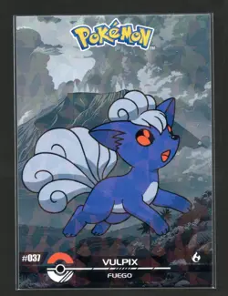 VULPIX #037 - Cracked Ice Holo - Crystal Dark Black 2025 - Pokemon Card - Image 1