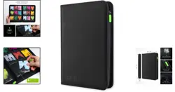 Classic Black Card Binder with 20 Double-Sided Pages, Organizes 360 Cards Safely - Image 2