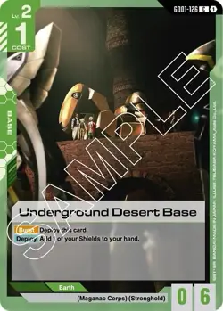 4x Underground Desert Base GD01-126 - Newtype Rising Gundam Card Game - Image 1