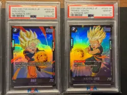 Dragon Ball Super Fusion World TCG PSA 10 Parallel 5-Card Set 2024 - Image 4