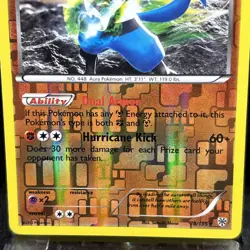 Lucario Reverse Holo Rare Card 78/135 Plasma Storm Pokemon TCG - Image 2