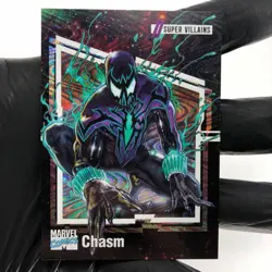 Marvel Card Chasm 6 Impel /90 Super Villains Fleer Upper Deck Renditions [NM] - Image 2