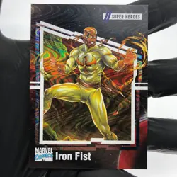Marvel Card Iron Fist 53 /90 Super Heroes Fleer Upper Deck Renditions [NM] - Image 2