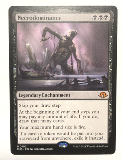 Necrodominance 102 Modern Horizons 3 MTG Magic the Gathering NEAR MINT NM - Image 1