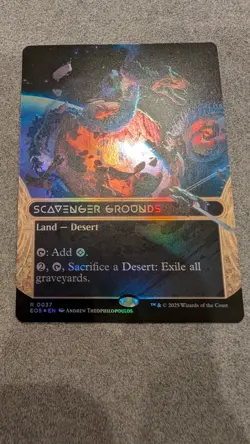 Scavenger Grounds (0127) - Galaxy Foil - Borderless R MTG Edge of Eternities - Image 1