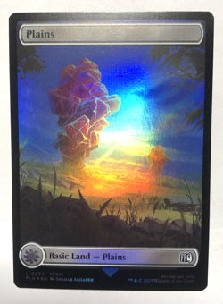 Plains FULL ART FOIL 294 Final Fantasy MTG Magic the Gathering NEAR MINT NM - Image 1