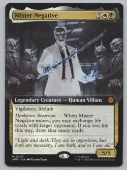 MTG - Mister Negative(Extended Art) - Spider-Man (SPM) -r490 - Image 1