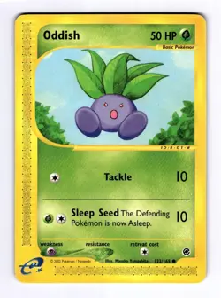 Oddish Expedition #122 (2002) Common HP Pokemon - Image 1