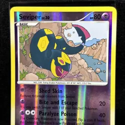 Seviper 61/127 Platinum Uncommon Reverse Holo Pokemon TCG - Image 3