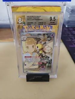Pokemon 2025 Journey to Together Lillie's Ribombee IR 164/159 Bgs 9.5 - Image 1